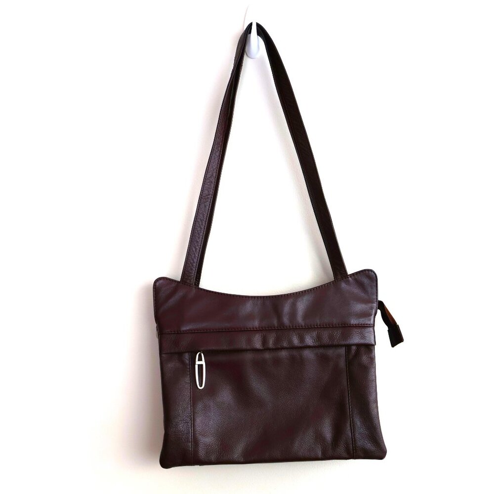 Dark Brown Bag - Genuine Leather - Shoulder Bag